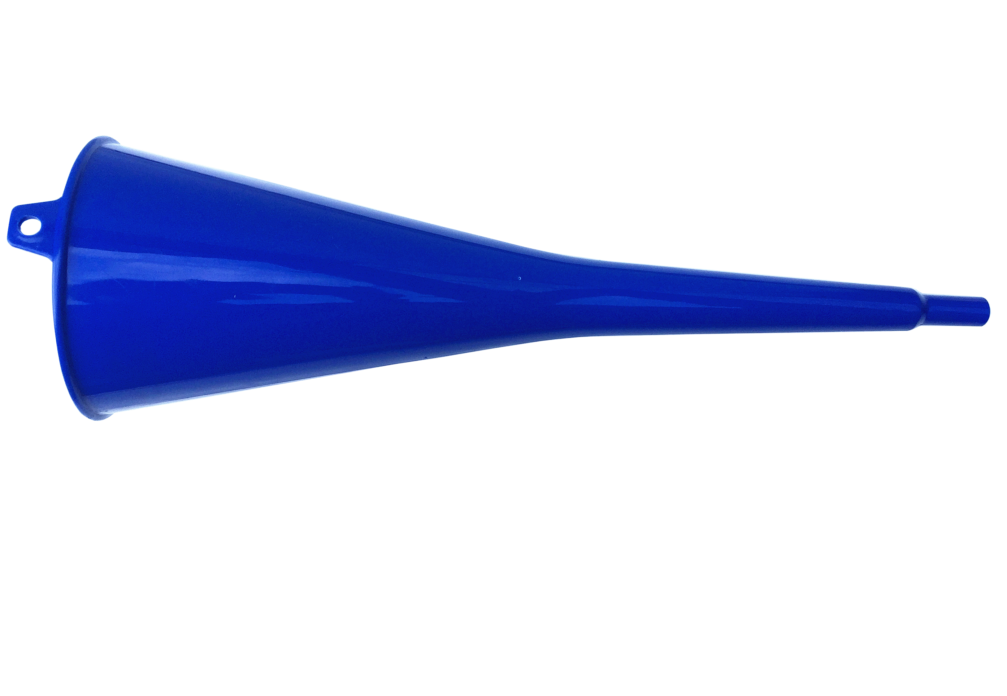 EMBUDO UNIVERSAL COLOR AZUL DIAMETRO 12,8 CM, PICO 1,5 CM, ALTURA 43,20 CM