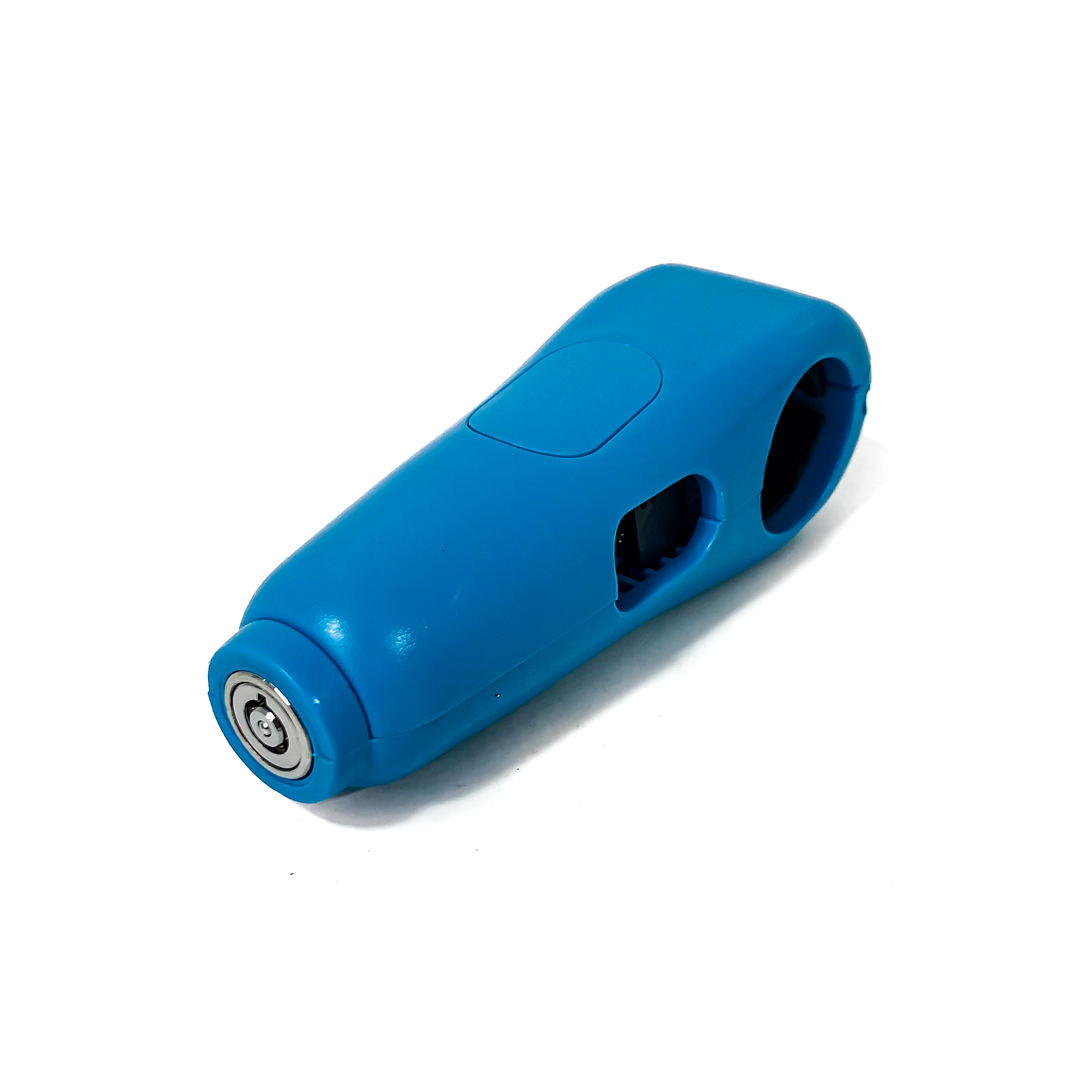 ALARMA PARA MOTO UNIVERSAL PARA FRENOS DE VOLANTE COLOR AZUL - 5