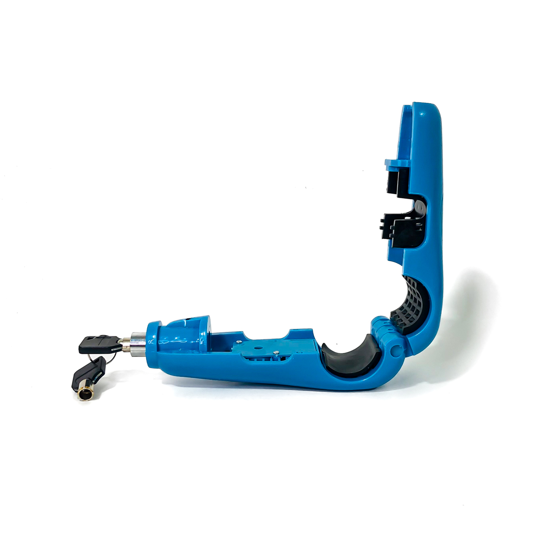 ALARMA PARA MOTO UNIVERSAL PARA FRENOS DE VOLANTE COLOR AZUL - 7