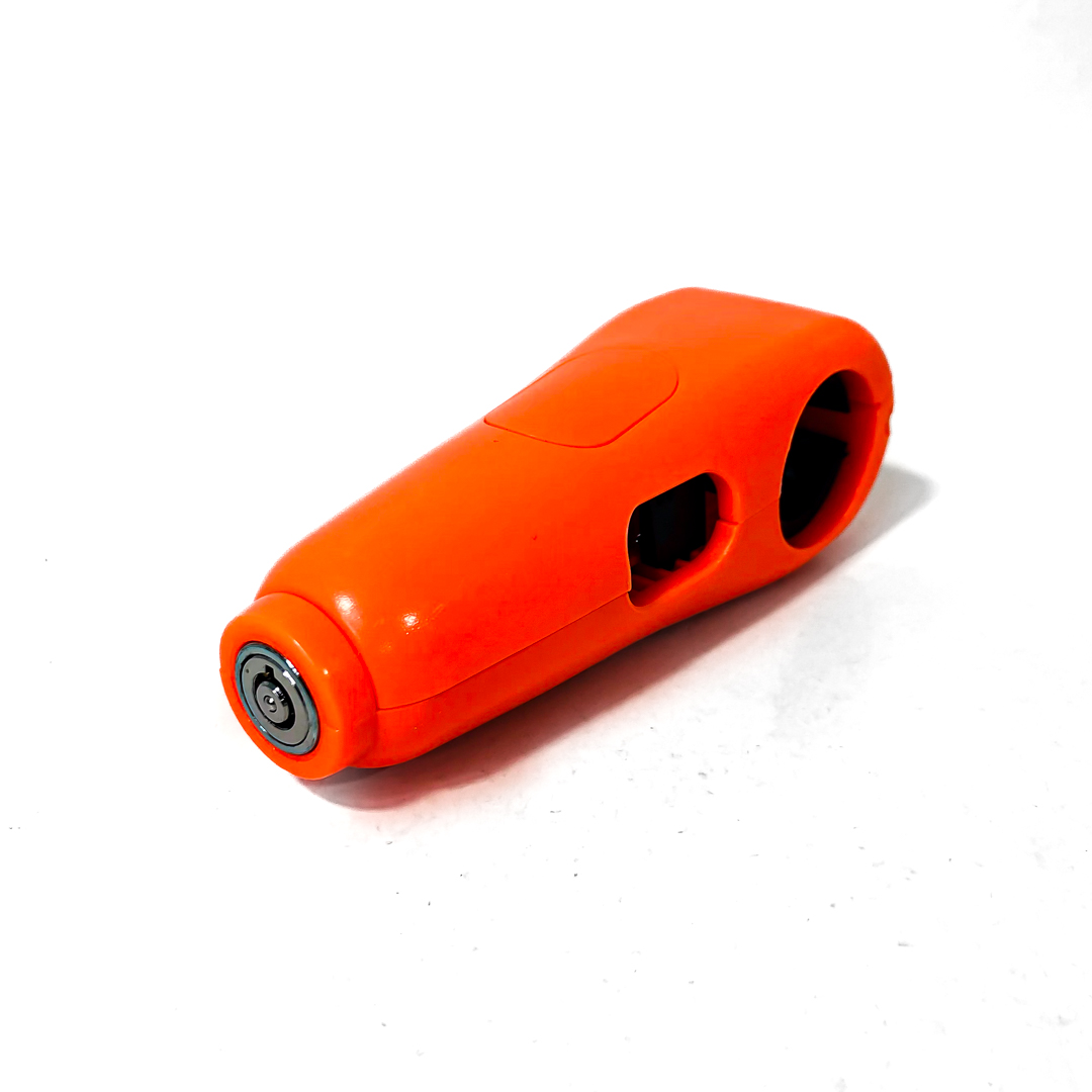 ALARMA PARA MOTO UNIVERSAL PARA FRENOS DE VOLANTE COLOR NARANJA - 10