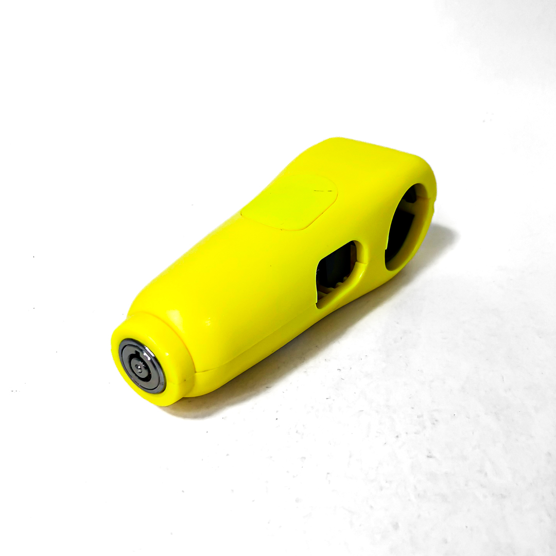 ALARMA PARA MOTO UNIVERSAL PARA FRENOS DE VOLANTE COLOR AMARILLO - 2