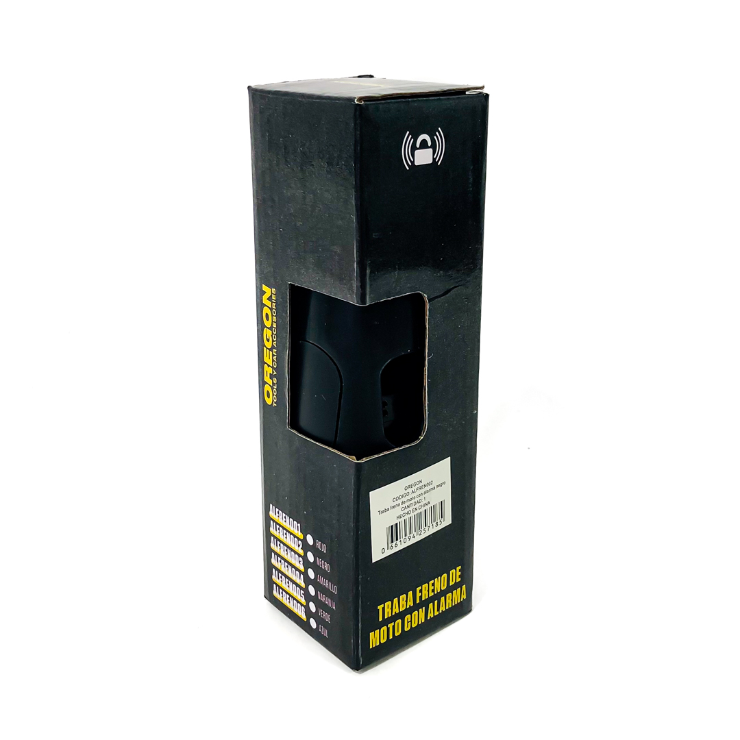 ALARMA PARA MOTO UNIVERSAL PARA FRENOS DE VOLANTE COLOR NEGRO - 7