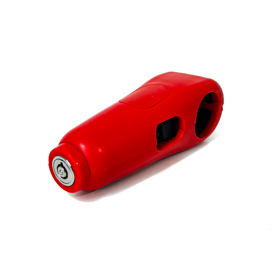 ALARMA PARA MOTO UNIVERSAL PARA FRENOS DE VOLANTE COLOR ROJO - 4