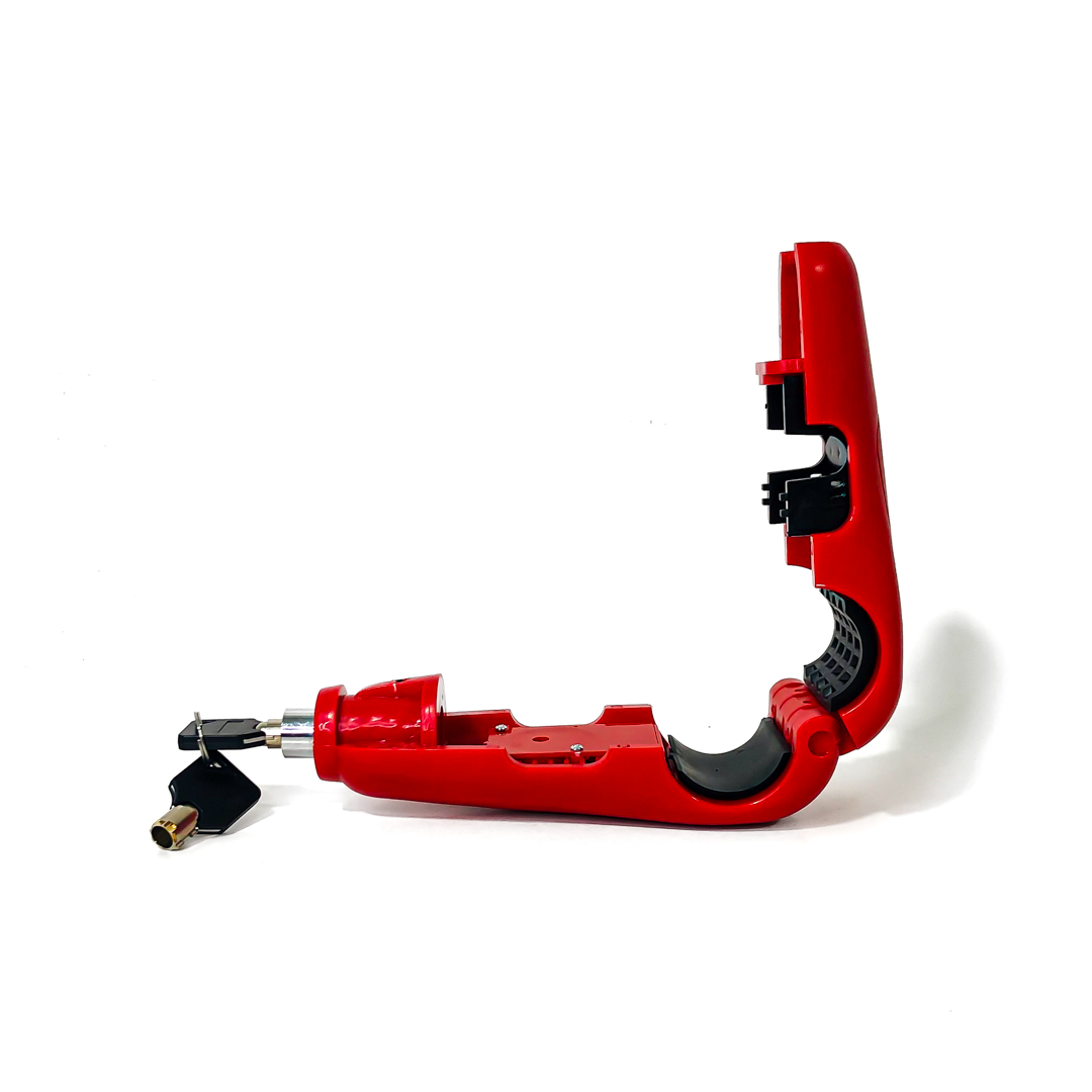 ALARMA PARA MOTO UNIVERSAL PARA FRENOS DE VOLANTE COLOR ROJO - 5