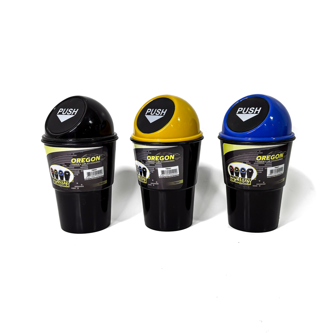 MINI TACHITOS DE BASURA SET DE 12 PCS MINI TACHITOS DE BASURA  ROJO / AZUL / AMARILLO / NEGRO 208.56.5 CANTIDAD POR CAJA 48 - 2