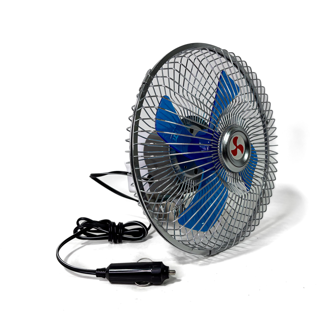VENTILADOR VENTILADOR METALICO 8 12V UNIVERSAL PLATEADO 8 DIAMETRO 220MM CANTIDAD POR CAJA 10 - 3