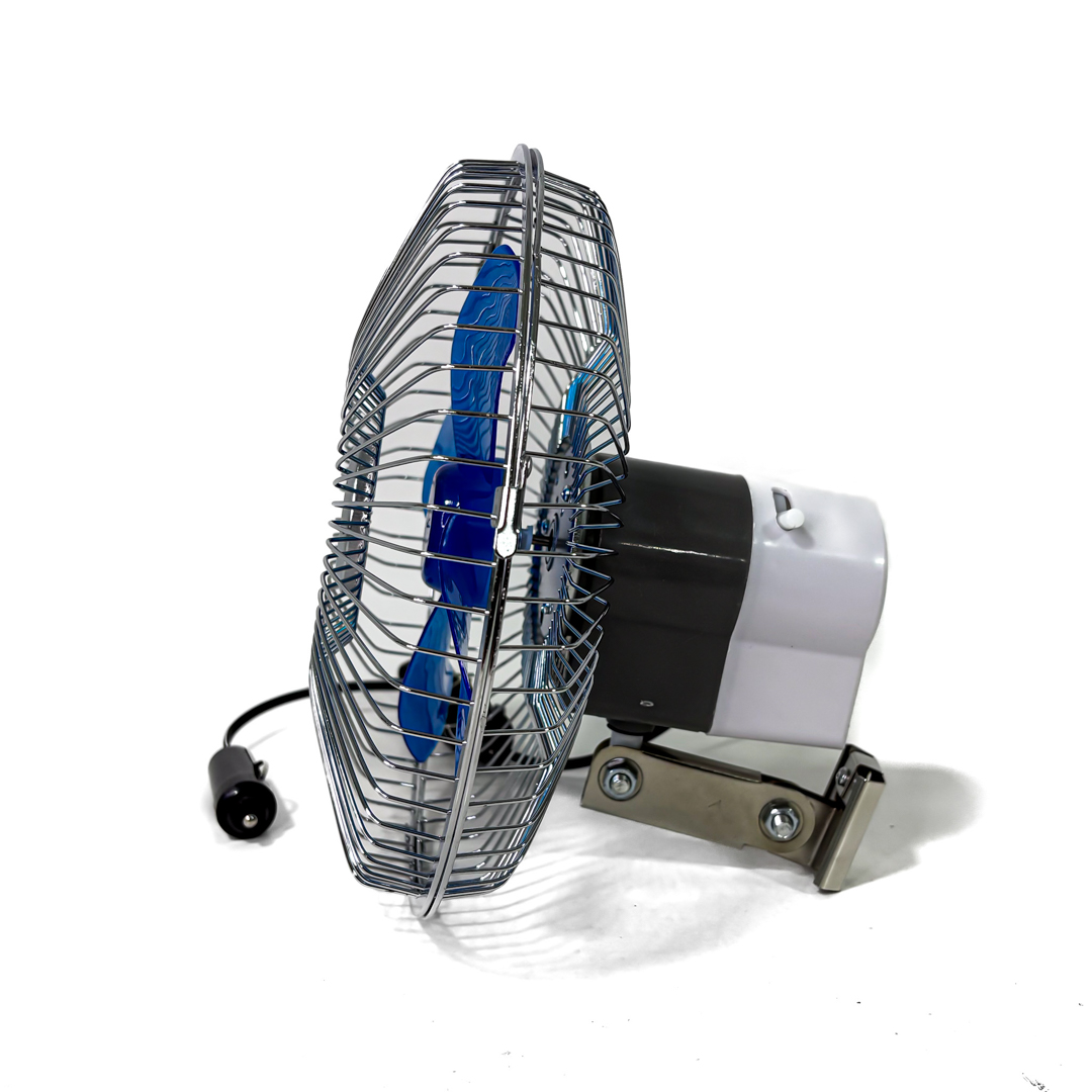 VENTILADOR VENTILADOR METALICO 8 12V UNIVERSAL PLATEADO 8 DIAMETRO 220MM CANTIDAD POR CAJA 10 - 5