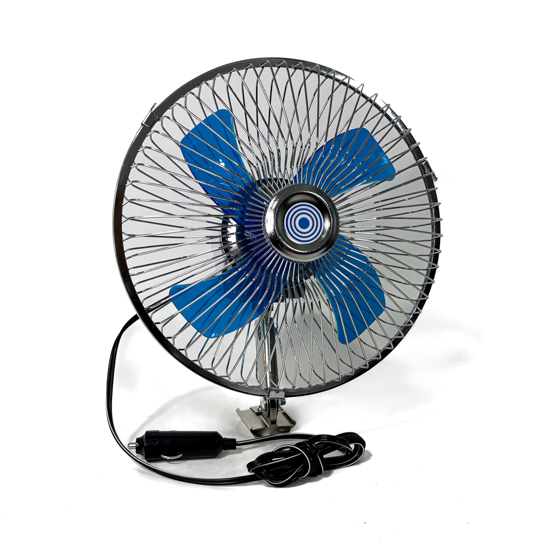 VENTILADOR VENTILADOR METALICO 8 24V UNIVERSAL PLATEADO 8 DIAMETRO 220MM CANTIDAD POR CAJA 12 - 3