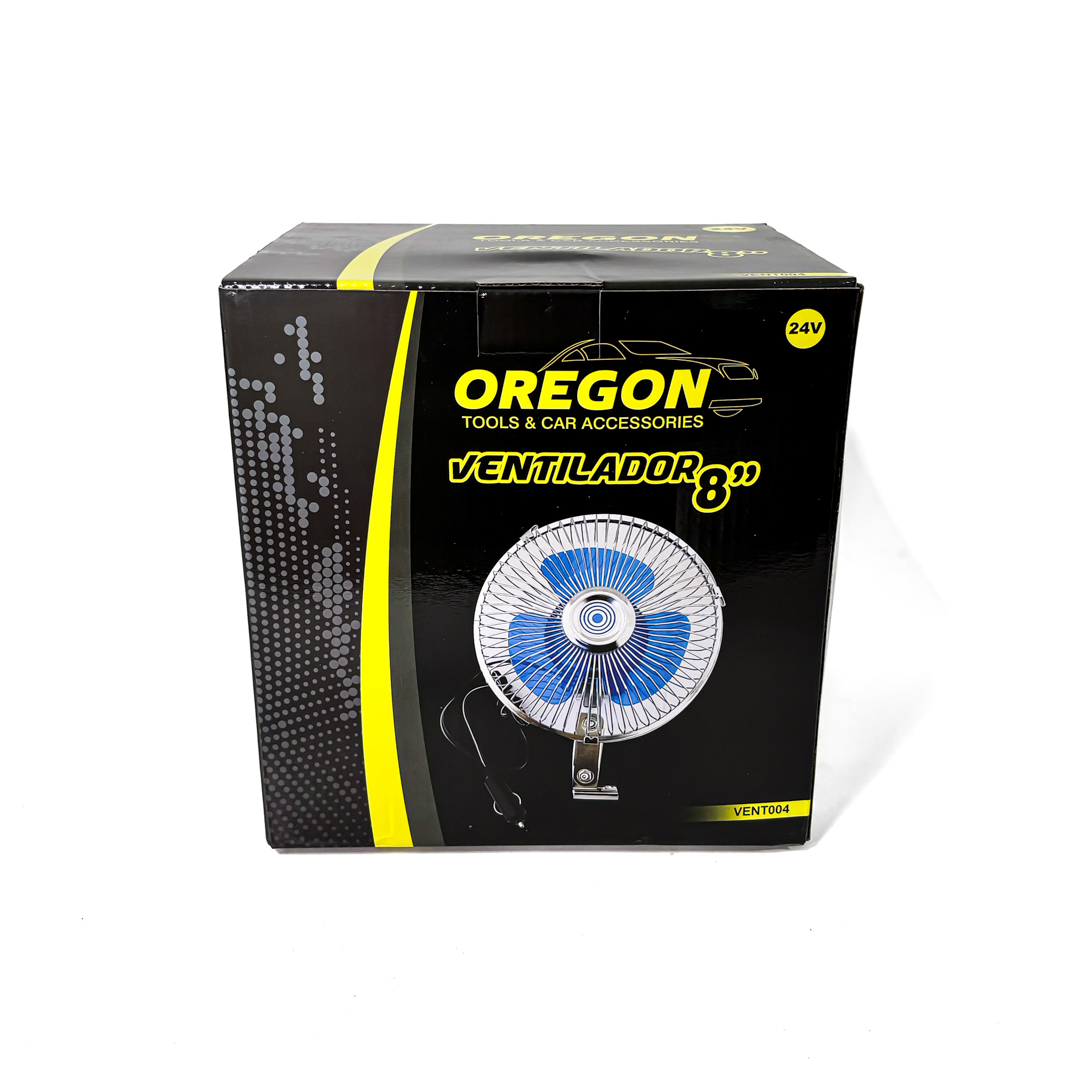 VENTILADOR VENTILADOR METALICO 8 24V UNIVERSAL PLATEADO 8 DIAMETRO 220MM CANTIDAD POR CAJA 12 - 6