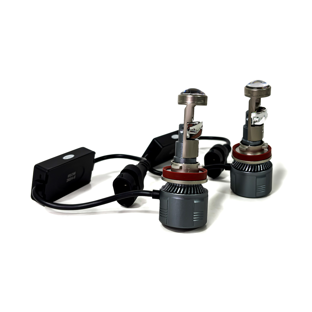 OFF ROAD KIT DE LED PROYECTOR MINI LUPA H11 CHIP CSP SUPER CANBUS CON LUPA - 40000 LUX REALES - 2