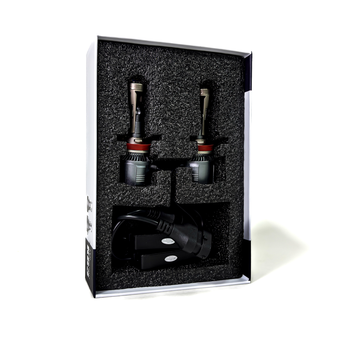 OFF ROAD KIT DE LED PROYECTOR MINI LUPA H11 CHIP CSP SUPER CANBUS CON LUPA - 40000 LUX REALES - 4