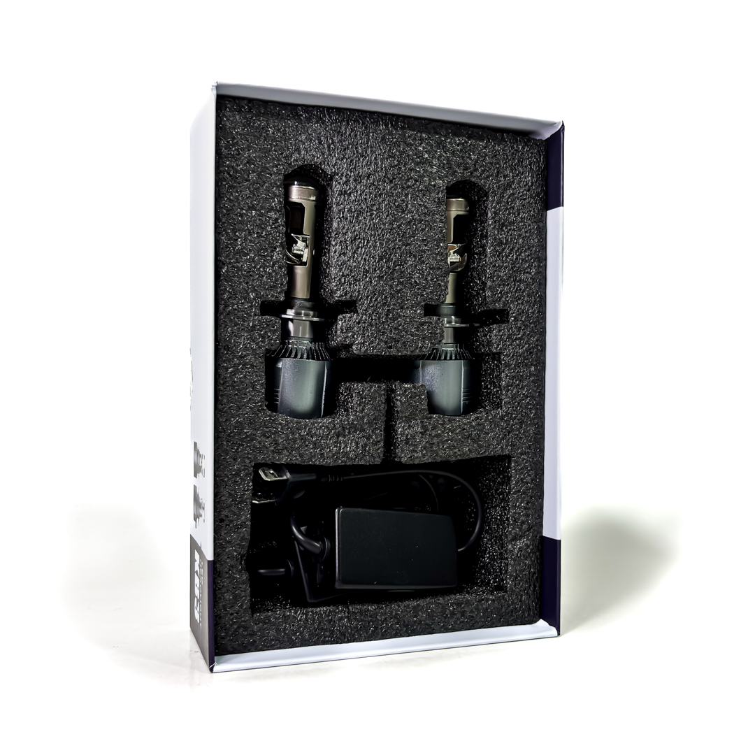 OFF ROAD KIT DE LED PROYECTOR MINI LUPA H7 CHIP CSP SUPER CANBUS CON LUPA - 40000 LUX REALES - 7