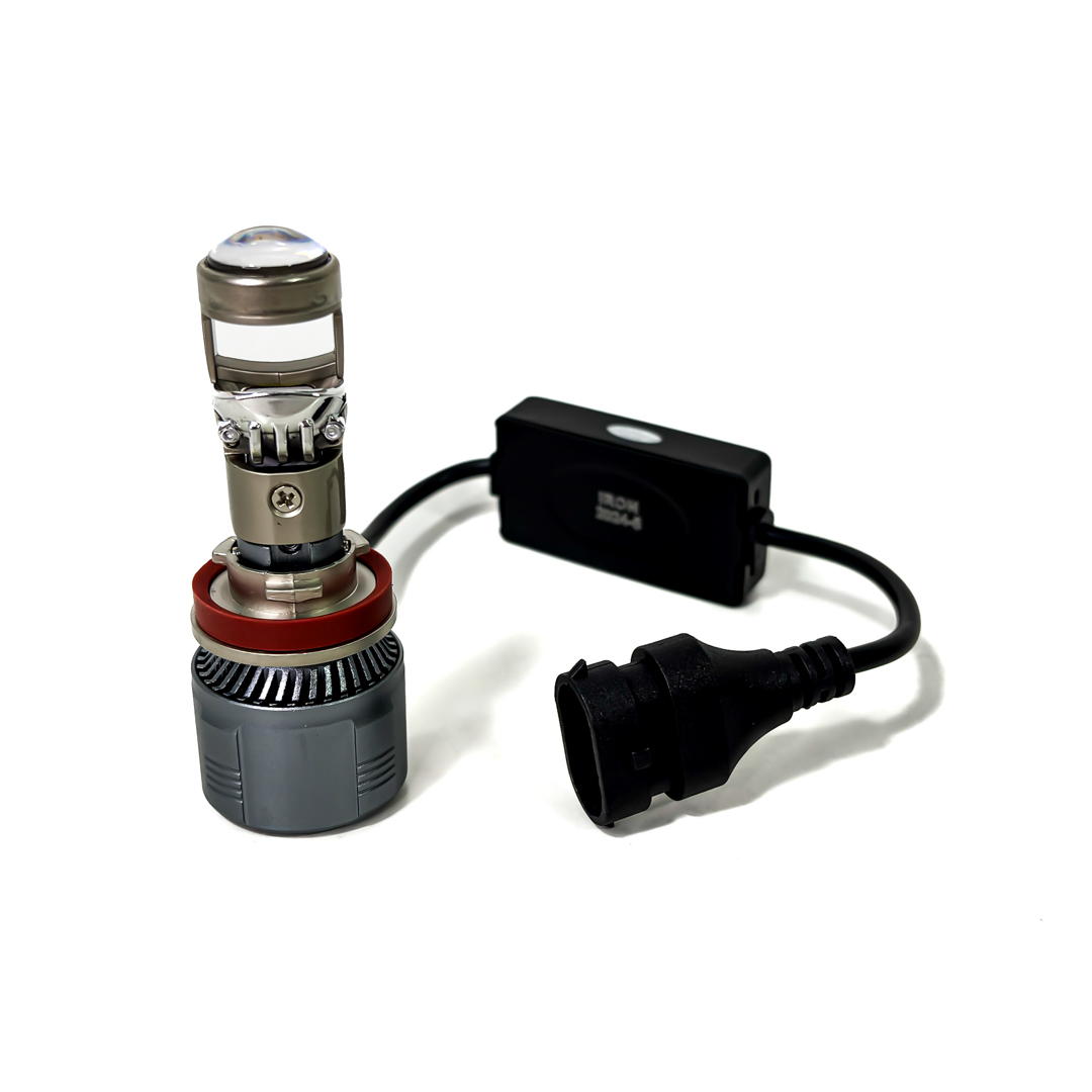 OFF ROAD KIT DE LED PROYECTOR MINI LUPA H11 CHIP CSP SUPER CANBUS CON LUPA - 40000 LUX REALES - 7