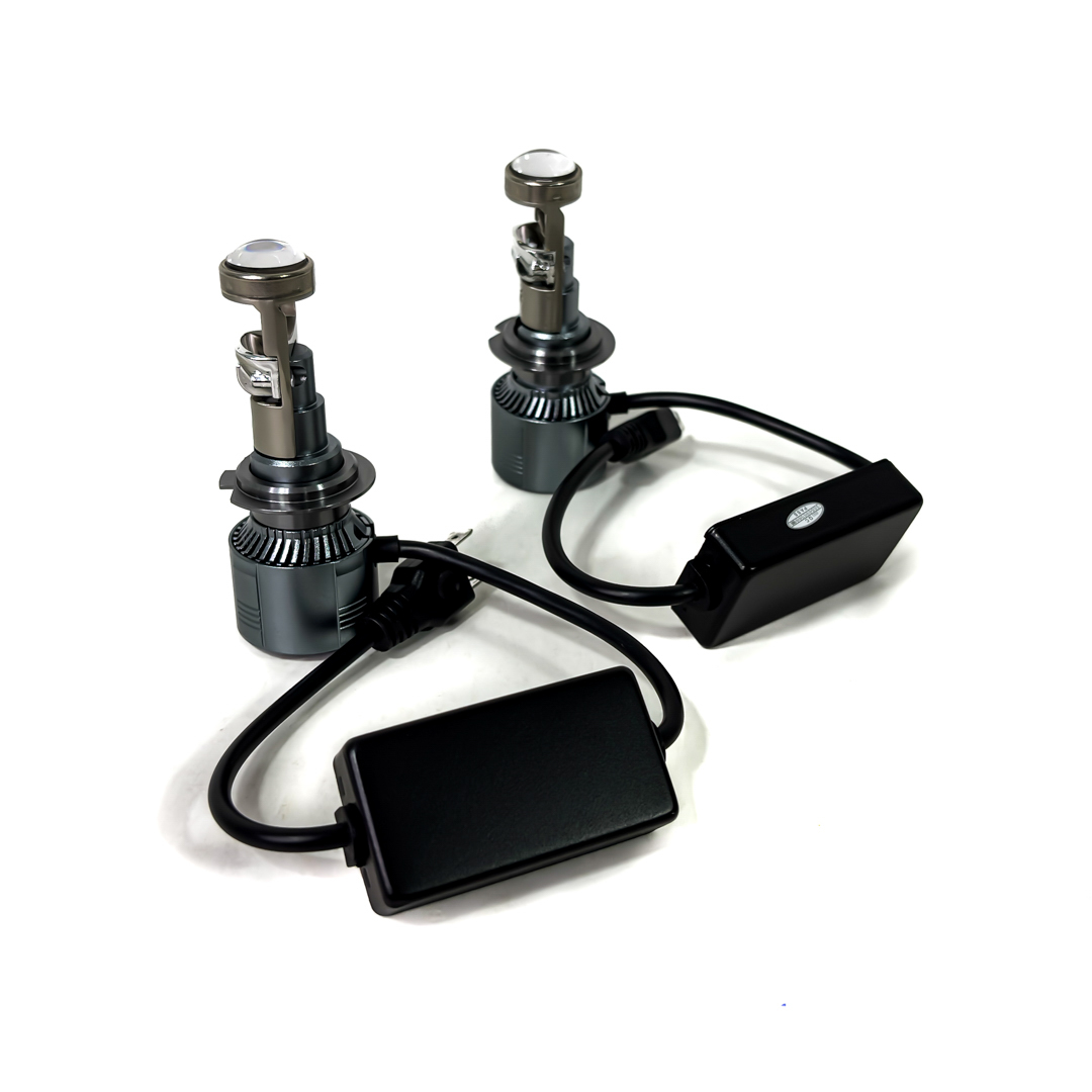 OFF ROAD KIT DE LED PROYECTOR MINI LUPA H7 CHIP CSP SUPER CANBUS CON LUPA - 40000 LUX REALES - 9