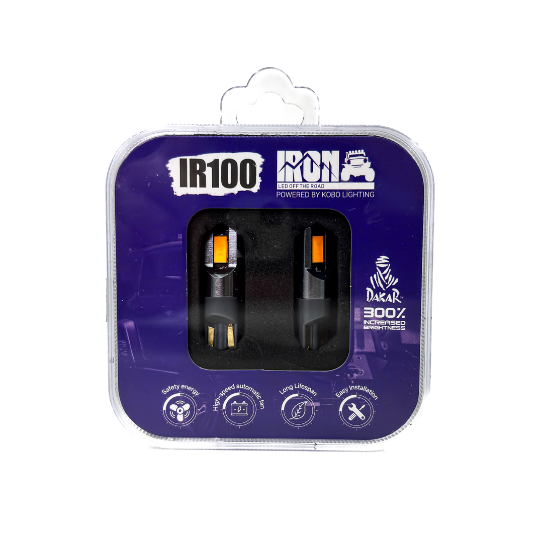 LED SENALIZACION CREE 2825 W5W COLOR AMBAR - 10 WATTS SUPER CANBUS - PLACA CHIP CREE - 12V/24V