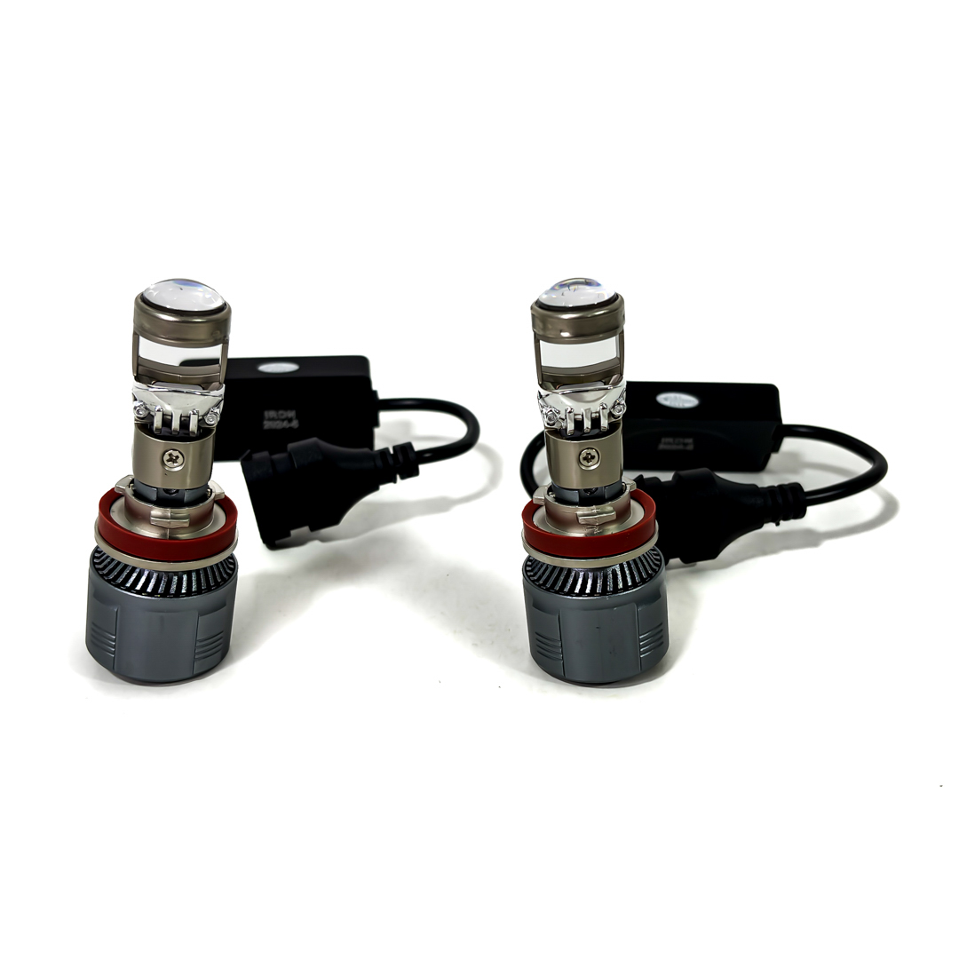 OFF ROAD KIT DE LED PROYECTOR MINI LUPA H11 CHIP CSP SUPER CANBUS CON LUPA - 40000 LUX REALES - 8
