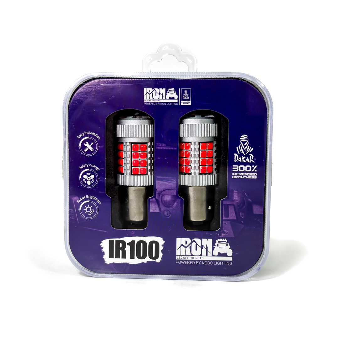 LED SENALIZACION CREE 1157 / 1034 P21/5W COLOR ROJO - 24 WATTS SUPER CANBUS- 40 LED CREE - 12V/24V - 4