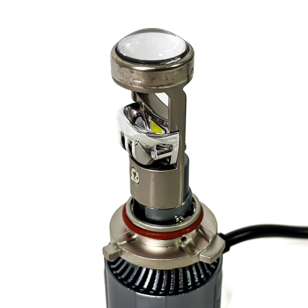 OFF ROAD KIT DE LED PROYECTOR MINI LUPA 9005 CHIP CSP SUPER CANBUS CON LUPA - 40000 LUX REALES - 7