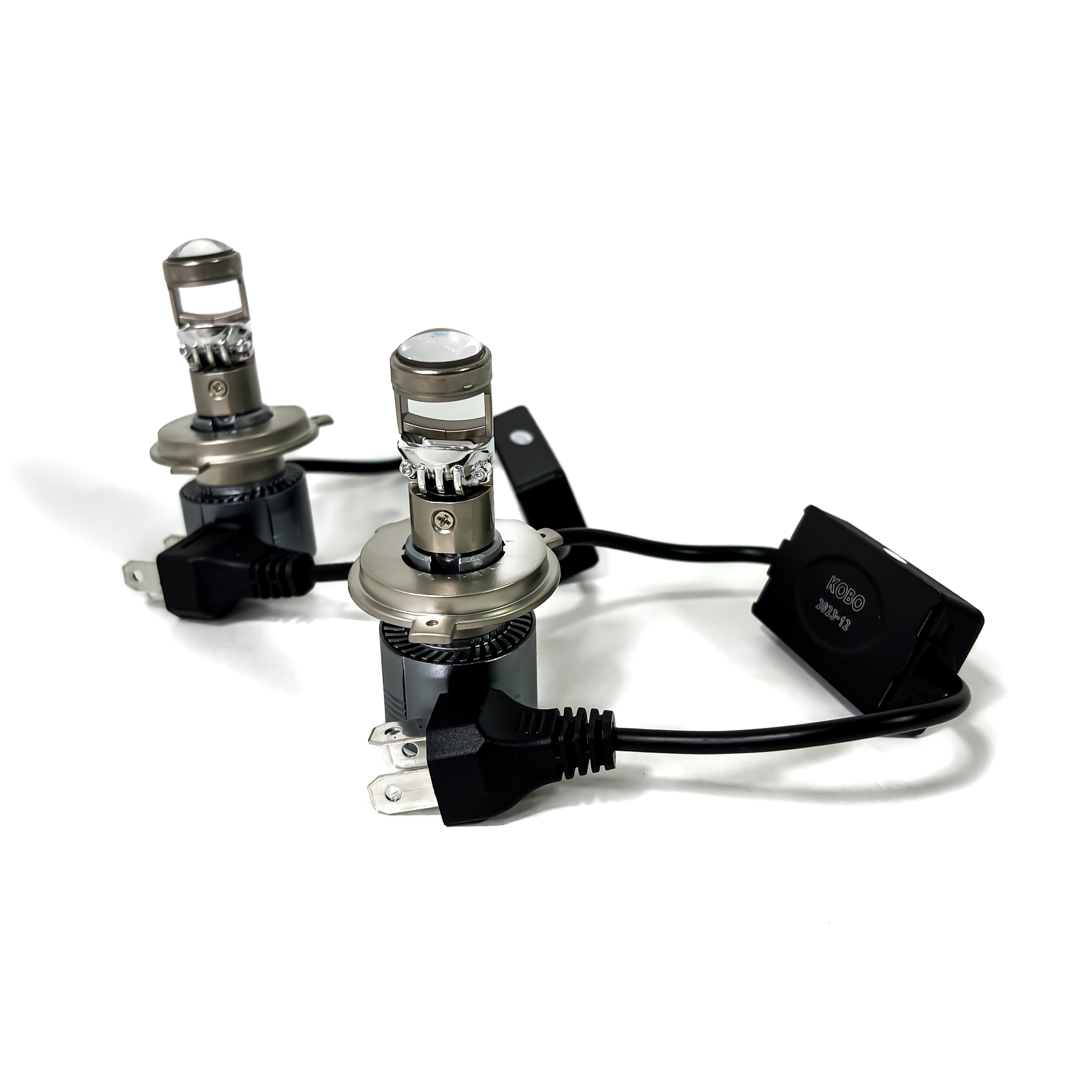 OFF ROAD KIT DE LED PROYECTOR MINI LUPA H4 CHIP CSP SUPER CANBUS CON LUPA - 40000 LUX REALES - 6