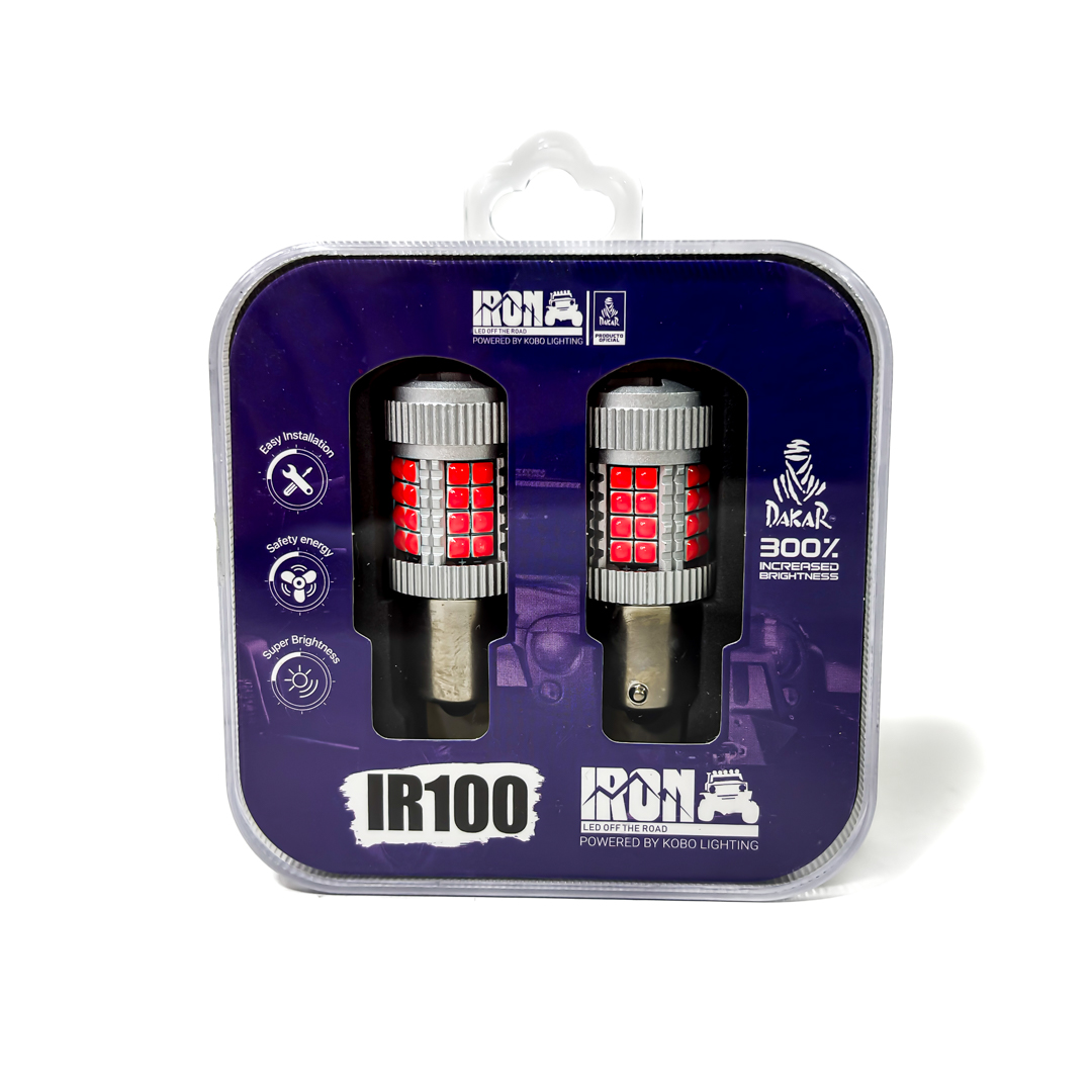 LED SENALIZACION CREE 1156 / 1141 P21W COLOR ROJO - 24 WATTS SUPER CANBUS- 40 LED CREE - 12V/24V - 4