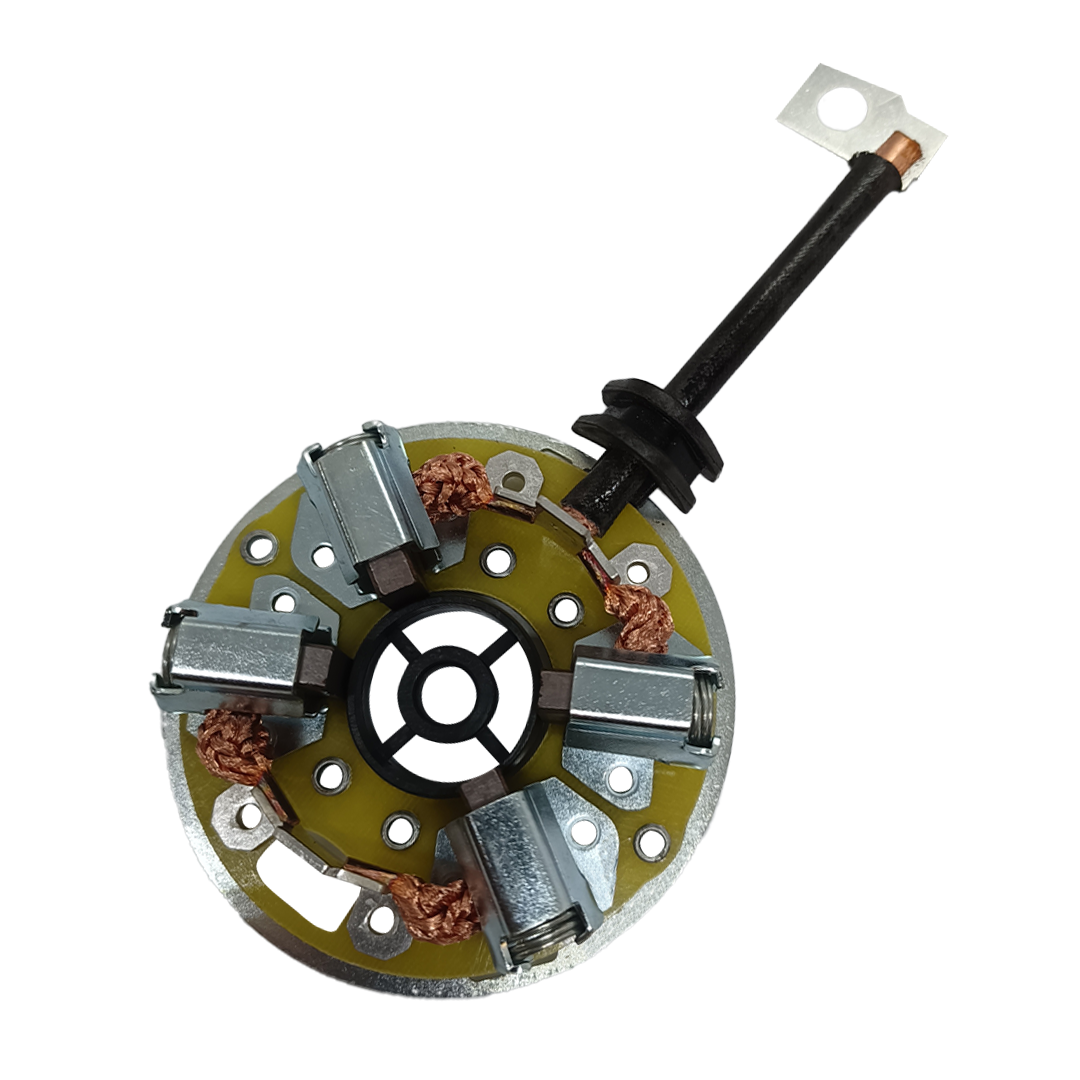 PORTA ESCOBILLA DE ARRANQUE TIPO BOSCH CITROEN: JUMPER 2.8 FIAT: DUCATO 2.3, 2.5, 2.8, 2.8T, MAXI CARGO 2.3, FORD: F 250 C/MWM 6.07 TCA , IVECO: CITY CLASS 2.8 , SCUDATO 2.8, DAILY MOTOR 8140, DAILY 35, 50, C 9, C 11, C 13, S 9, S 11, S 13, PEUGEOT: BOXER 2.8 D, 2.8 TD, 2.8 HDI (6 X 22 X
