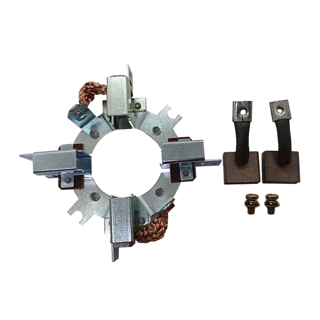 PORTA ESCOBILLA DE ARRANQUE TIPO BOSCH CHEVROLET: D20, D 6000, FIAT ALLIS: FB 80, MWM-DIESEL: D 229-4, D 229-5, TD 229-6, D 229-3, 229-4, 229-6, TBD, TD S, FORD: CARGO 814, 815, 1217, 1417, 1215, 1415, 1216, 1416, 1617, 1421, 1621, F12000, F14000, MERCEDES BENZ: 608 D L, 610 M L, 708 , 70