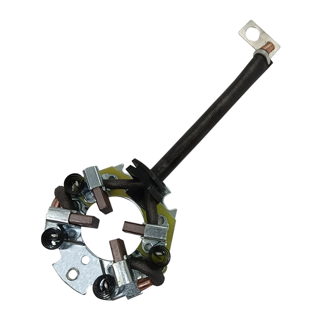 PORTA ESCOBILLA DE ARRANQUE TIPO MITSUBISHI JEEP: CHEROKEE 4.0 XJ, GRAND CHEROKEE 4.0 ZJ, 5.2, WRANGLER II 4.0 TJ, CHEROKEE SPORT XJ 89/98, MAZDA: 323 2.0 V6, 626 IV 2.5 V6, 929 III 3.0 V6, MPV I 3.0, MX-3 1.8I, MX-6 2.5I V6 (4.5 X 18 X 17) MEDIDAS: A: 67.0 - B: 31.0 - C: 22.0 - D: 57.0 - E: P