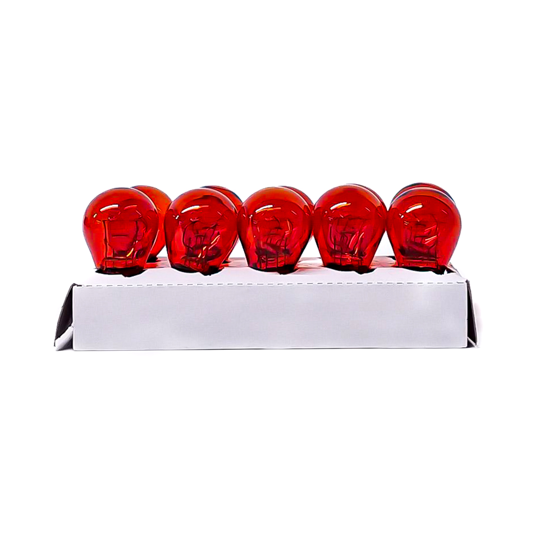 LAMPARAS DE SEÑALIZACION 3157 12V 21/5W VIDRIO AMBAR ORIGINAL TIPO PHILIPS  (CODIGO ANTERIOR: 3157KOAMB) CANTIDAD POR CAJA MASTER 1000 - 7
