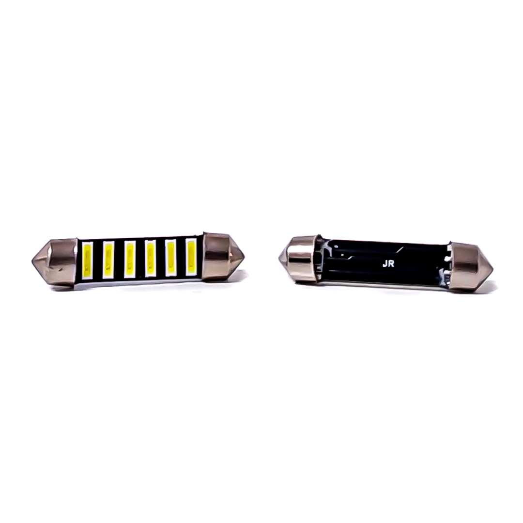 LED SEÑALIZACION CREE BLISTER X 2 TUBULAR - FESTOON LED CREE 41MM CANBUS BLANCO 12V BLISTER X 2 UNIDADES CANTIDAD POR CAJA MASTER 500 - 4