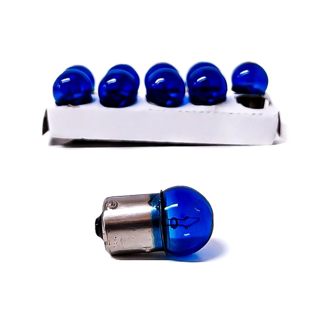 LAMPARAS DE SEÑALIZACION R5W 67 12V5W BA15S AZUL  (CODIGO ANTERIOR: 12821KOBLU) - 3