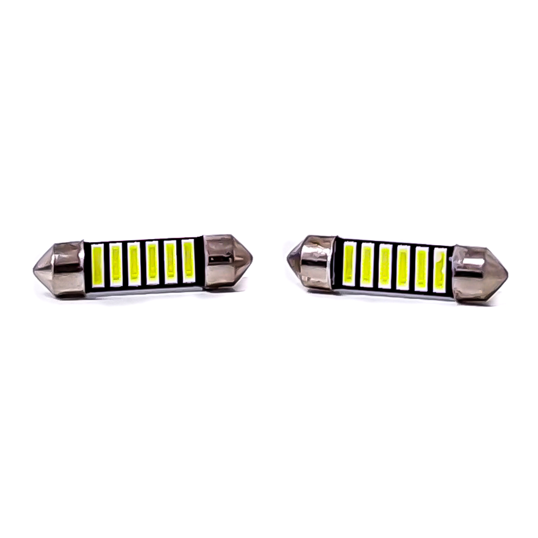 LED SEÑALIZACION CREE BLISTER X 2 TUBULAR - FESTOON LED CREE 36MM CANBUS BLANCO 12V BLISTER X 2 UNIDADES CANTIDAD POR CAJA MASTER 1250 - 3