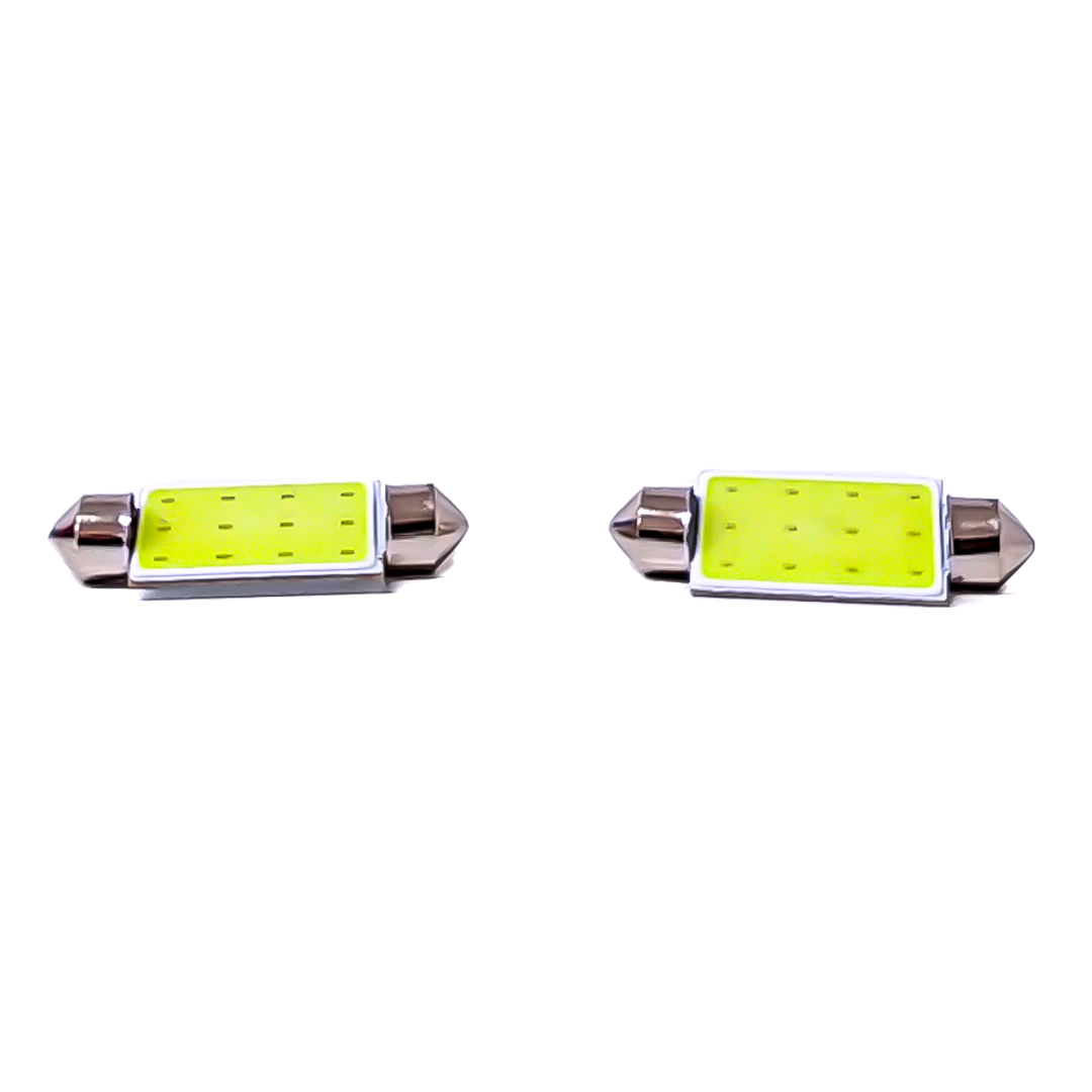 LED SEÑALIZACION COB BLISTER X 2 TUBULAR - FESTOON LED COB 41MM BLANCO 12V BLISTER X 2 UNIDADES CANTIDAD POR CAJA MASTER 500 - 4
