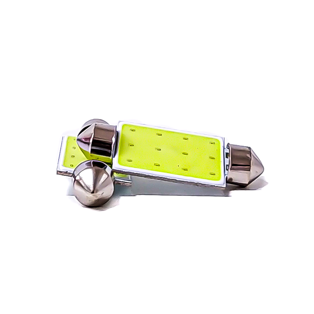 LED SEÑALIZACION COB BLISTER X 2 TUBULAR - FESTOON LED COB 41MM BLANCO 12V BLISTER X 2 UNIDADES CANTIDAD POR CAJA MASTER 500 - 5