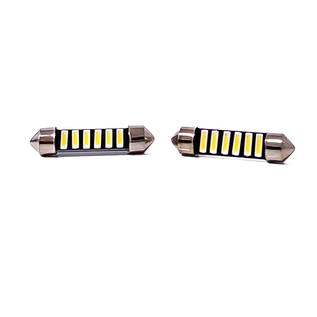 LED SEÑALIZACION CREE BLISTER X 2 TUBULAR - FESTOON LED CREE 39MM CANBUS BLANCO 12V BLISTER X 2 UNIDADES - 4