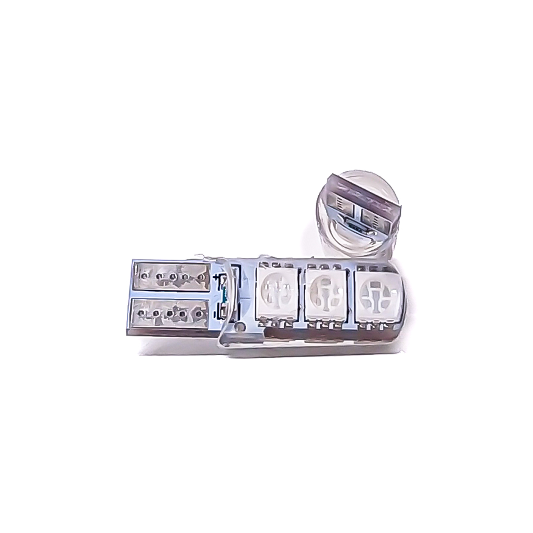 LED SEÑALIZACION SILICA BLISTER X 2 2821 - T10 - W5W - 6 LED 2835 SILICONADO CANBUS VERDE 12V BLISTER X 2 UNIDADES - 4