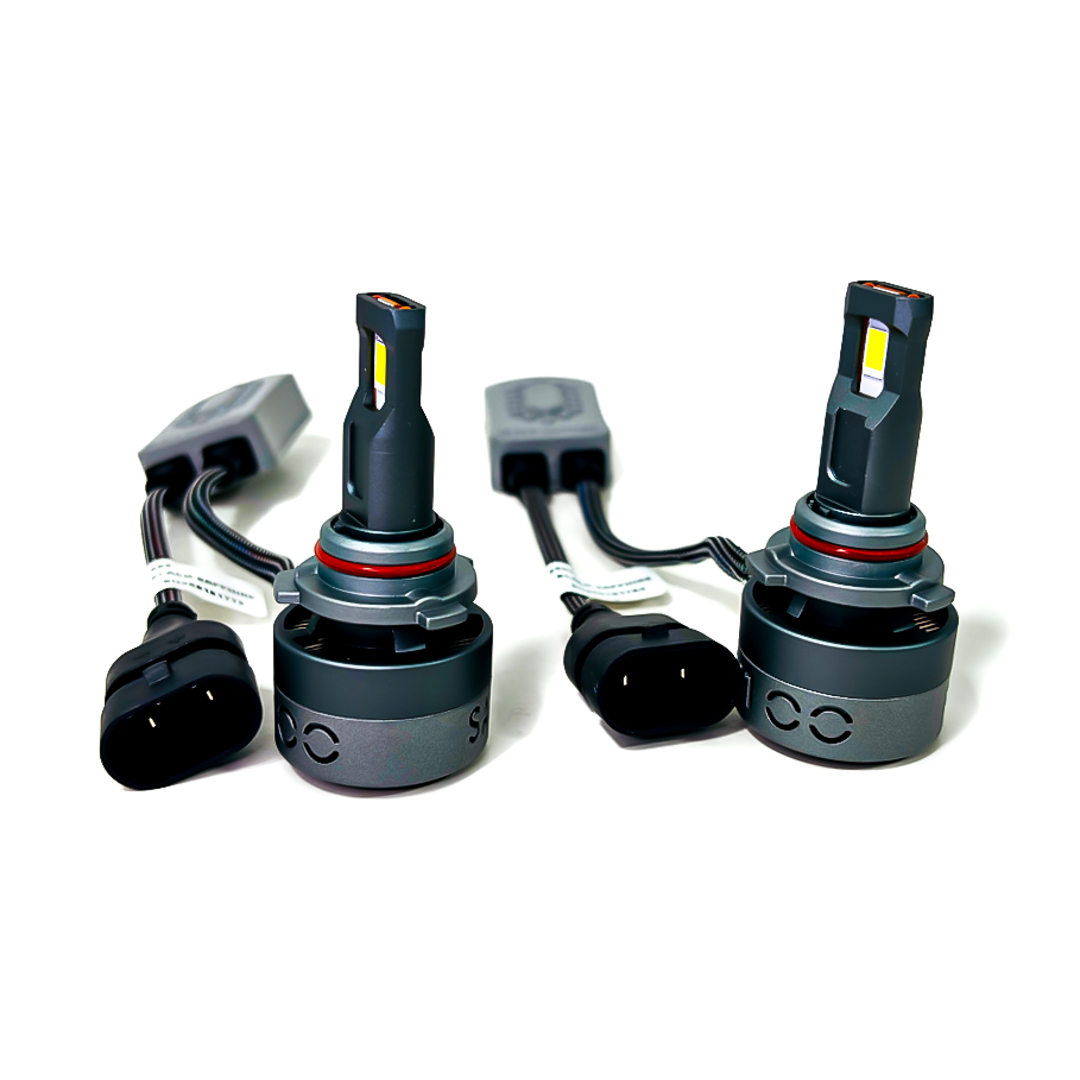 OFF ROAD KIT DE LED BLACK SAPPHIRE SUPER CANBUS HB4 9006 75 WATTS CON COOLER INTERNO  Y DRIVER EXTERNO - 2