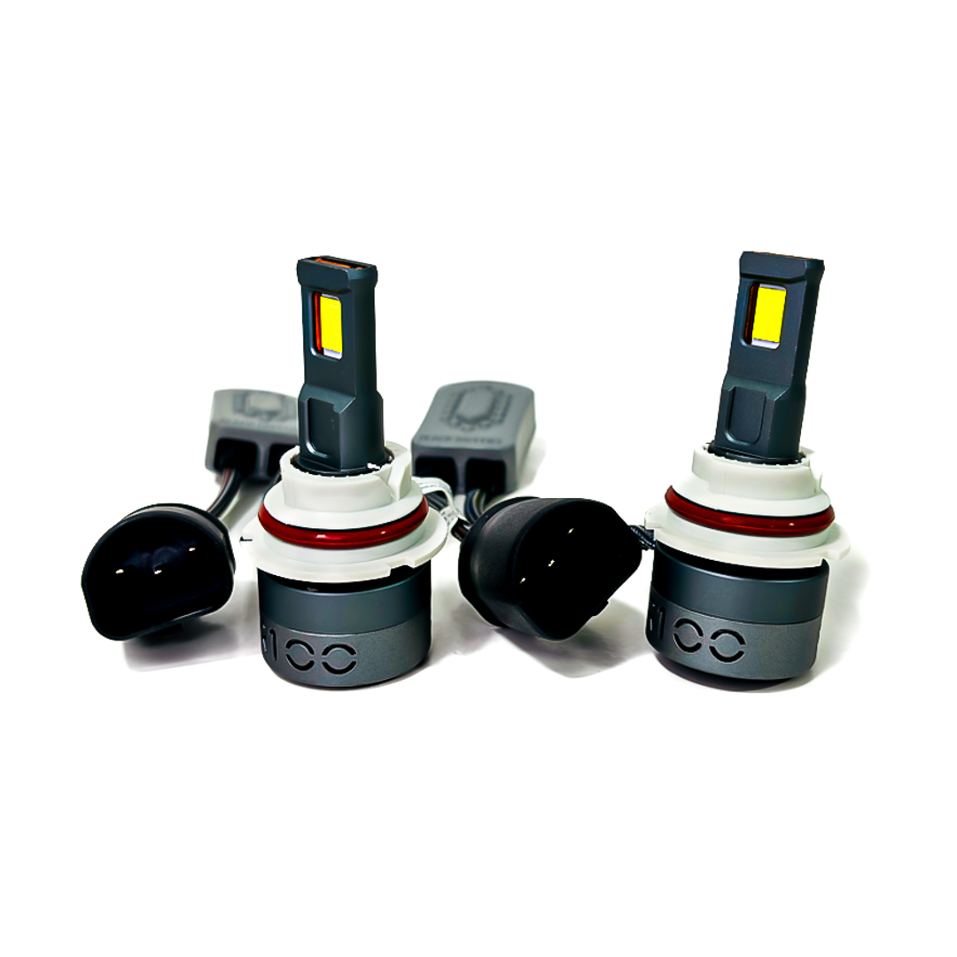 OFF ROAD KIT DE LED BLACK SAPPHIRE SUPER CANBUS HB1 9004 75 WATTS CON COOLER INTERNO  Y DRIVER EXTERNO - 2