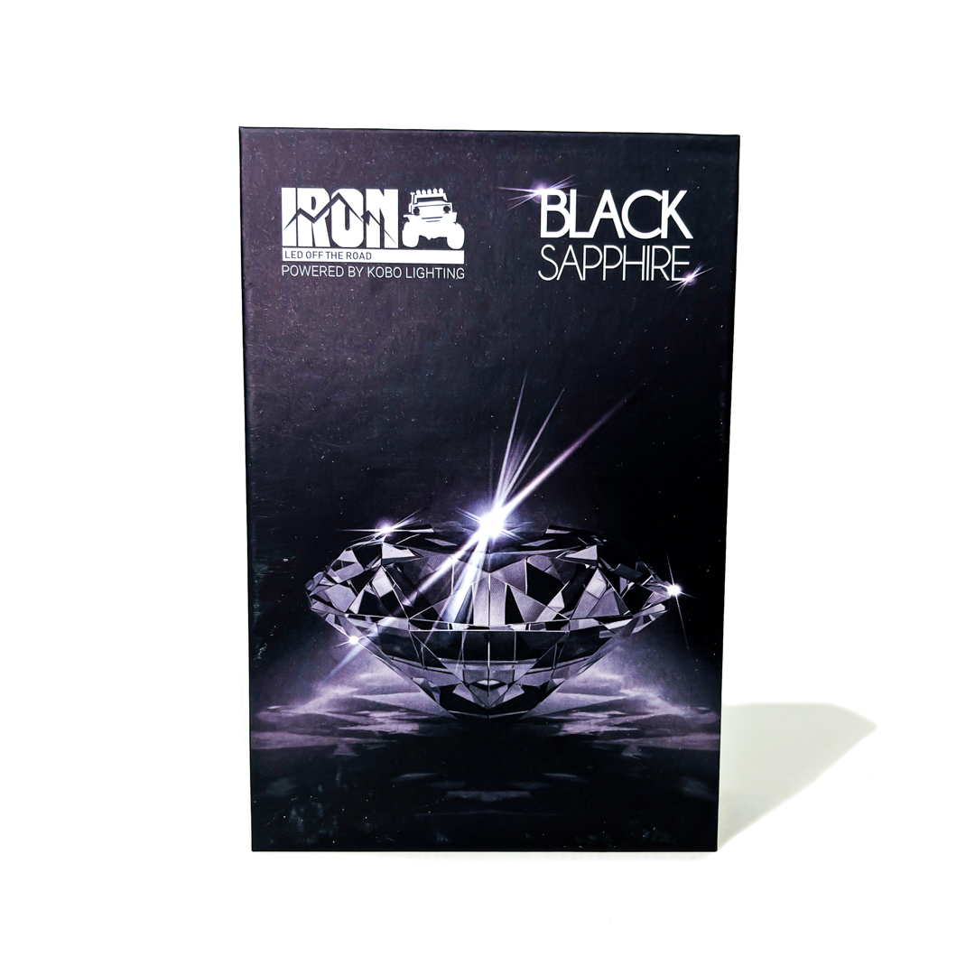 OFF ROAD KIT DE LED BLACK SAPPHIRE SUPER CANBUS H27 75 WATTS CON COOLER INTERNO  Y DRIVER EXTERNO - 3