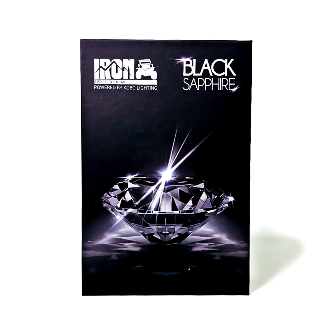 OFF ROAD KIT DE LED BLACK SAPPHIRE SUPER CANBUS HB4 9006 75 WATTS CON COOLER INTERNO  Y DRIVER EXTERNO - 3