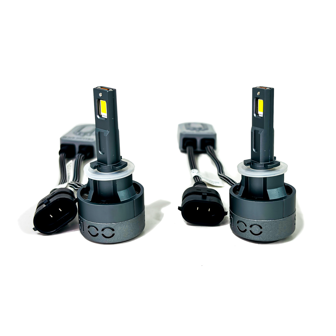 OFF ROAD KIT DE LED BLACK SAPPHIRE SUPER CANBUS H27 75 WATTS CON COOLER INTERNO  Y DRIVER EXTERNO - 4