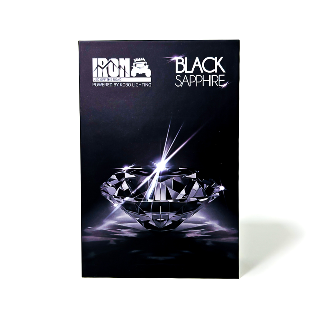 OFF ROAD KIT DE LED BLACK SAPPHIRE SUPER CANBUS H4 75 WATTS CON COOLER INTERNO  Y DRIVER EXTERNO - 3