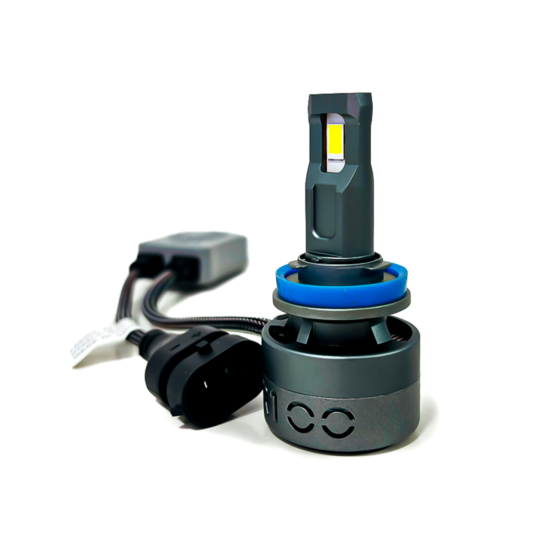 OFF ROAD KIT DE LED BLACK SAPPHIRE SUPER CANBUS H11 75 WATTS CON COOLER INTERNO  Y DRIVER EXTERNO - 4