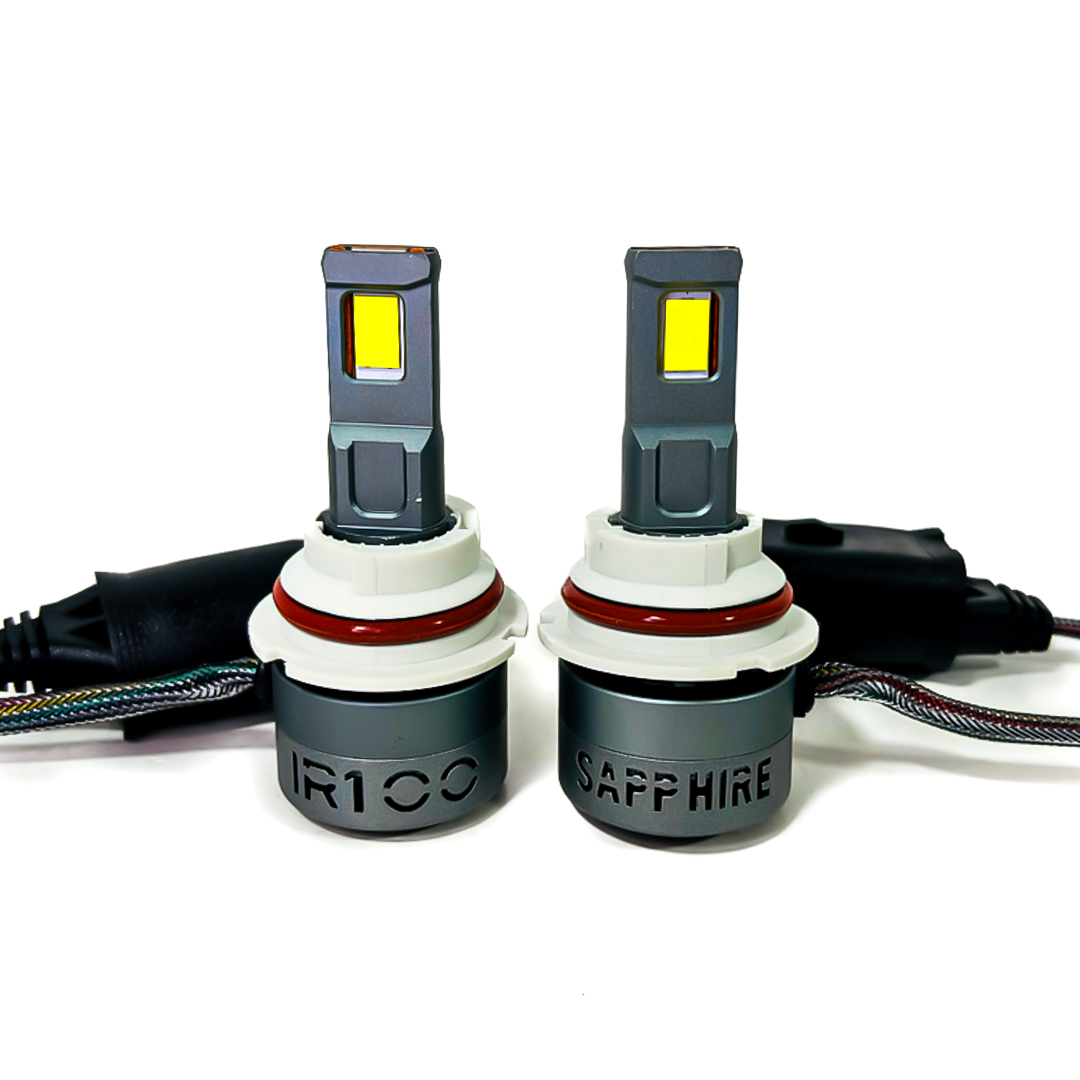 OFF ROAD KIT DE LED BLACK SAPPHIRE SUPER CANBUS HB5 9007 75 WATTS CON COOLER INTERNO  Y DRIVER EXTERNO - 6