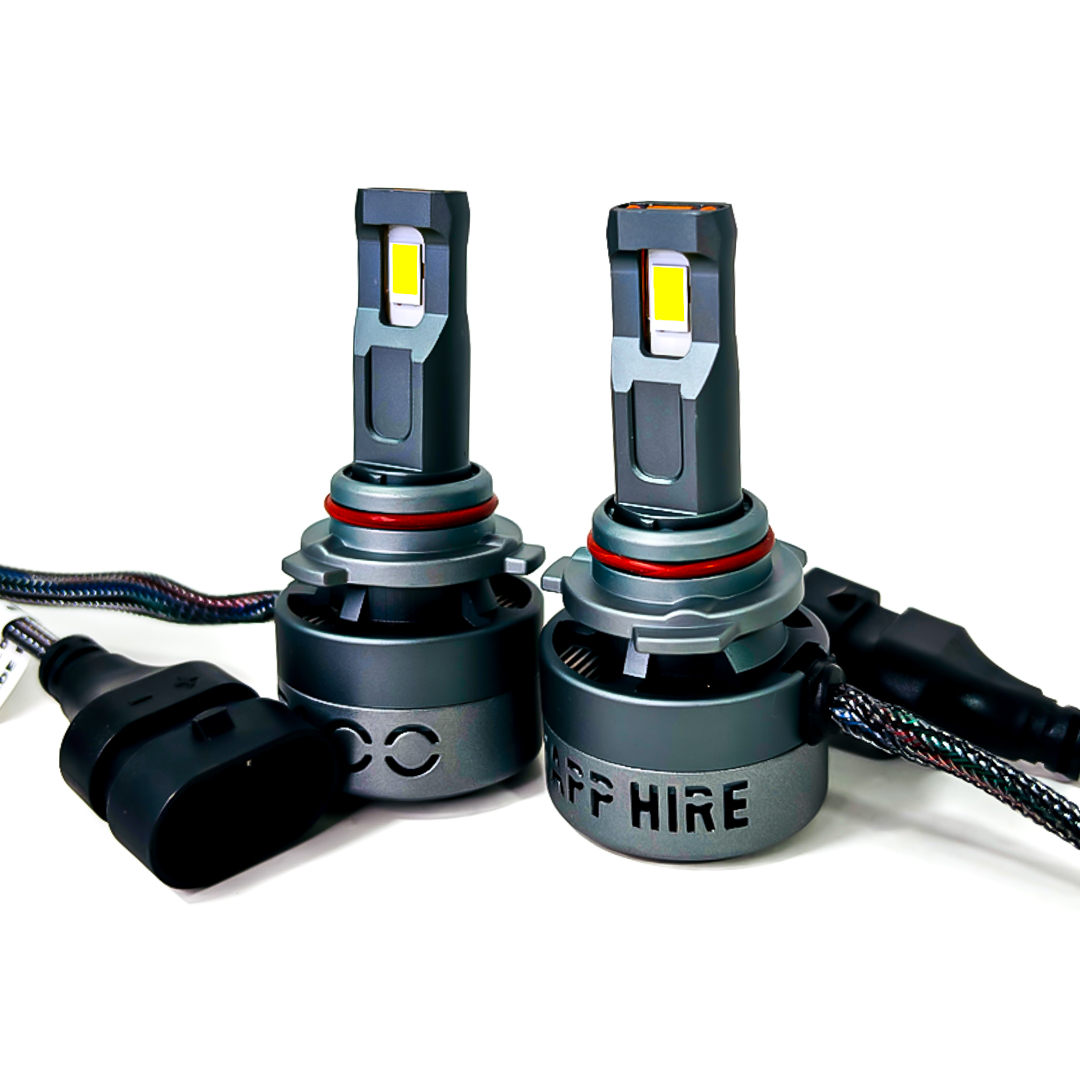OFF ROAD KIT DE LED BLACK SAPPHIRE SUPER CANBUS HB4 9006 75 WATTS CON COOLER INTERNO  Y DRIVER EXTERNO - 5
