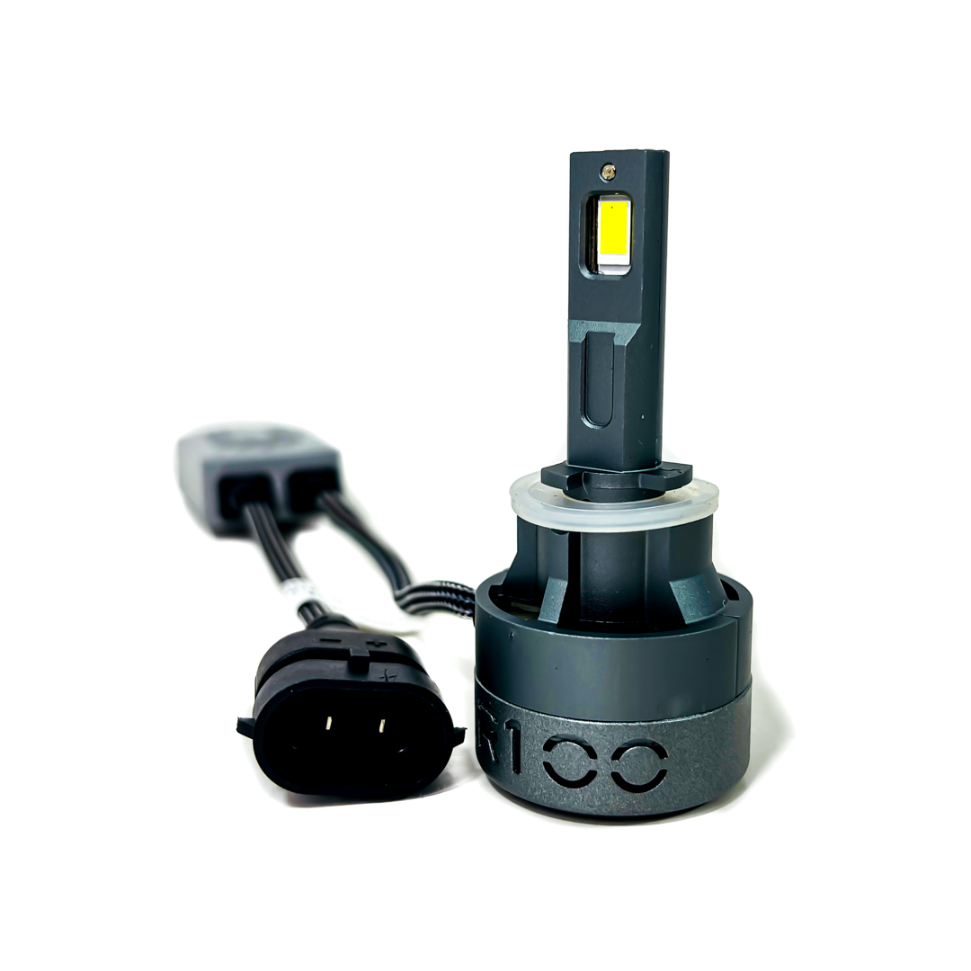 OFF ROAD KIT DE LED BLACK SAPPHIRE SUPER CANBUS H27 75 WATTS CON COOLER INTERNO  Y DRIVER EXTERNO - 10