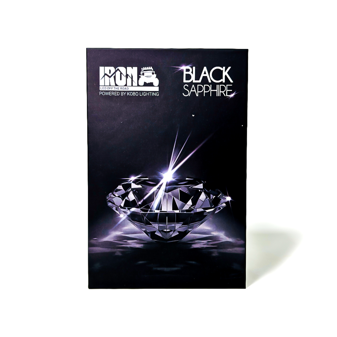 OFF ROAD KIT DE LED BLACK SAPPHIRE SUPER CANBUS HB1 9004 75 WATTS CON COOLER INTERNO  Y DRIVER EXTERNO - 7