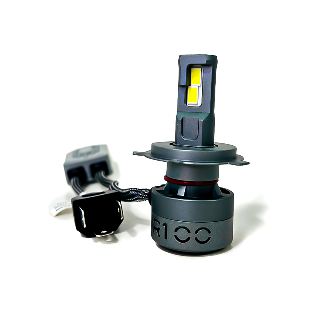 OFF ROAD KIT DE LED BLACK SAPPHIRE SUPER CANBUS H4 75 WATTS CON COOLER INTERNO  Y DRIVER EXTERNO - 9