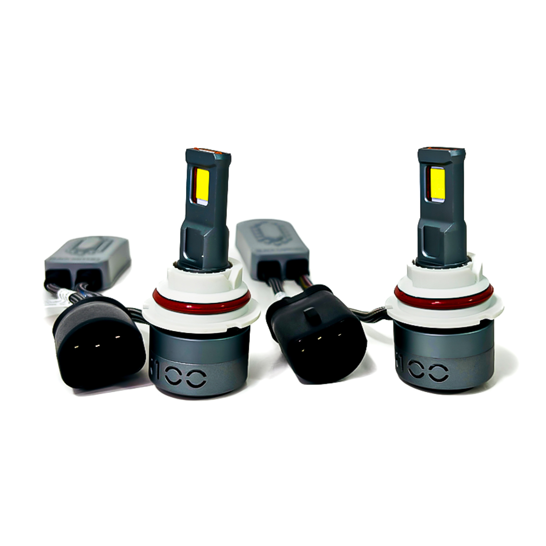 OFF ROAD KIT DE LED BLACK SAPPHIRE SUPER CANBUS HB5 9007 75 WATTS CON COOLER INTERNO  Y DRIVER EXTERNO - 8