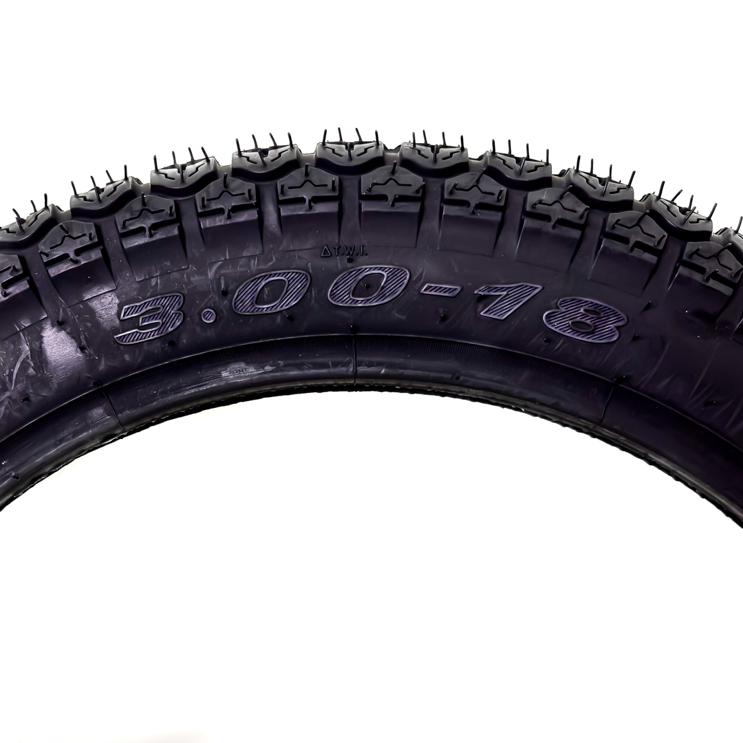 NEUMATICO PARA MOTO APLICACIÓN TRASERA MIKI005-3.00R18 PARA CAMARA - 2