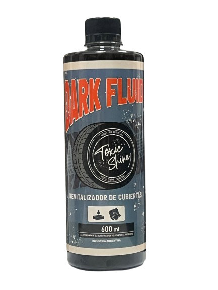 ACONDICIONADOR DE EXTERIORES DARK FLUID 600cc REVITALIZADOR DE NEUMATICOS
